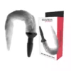 Darkness – Plug anal en silicone avec queue grise – Sextoys