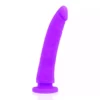 Deltaclub – Toys arnes + dong silicone violet 20 cm -o- 4 cm – vue 6 – Sextoys