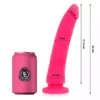 Deltaclub – Toys gode médical rose en silicone 23 cm -o- 4.5 cm – Sextoys
