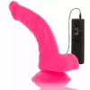 Diversia – Dildo vibrant flexible rose 21.5 cm -o- 4.5 cm – Vibromasseurs réalistes
