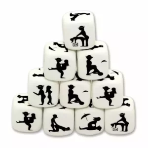 Diverty Sex – Dés de pose blancs Diverty Sex – Dés de pose blancs – Jeux coquins