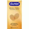 Durex – Préservatifs real feel sans latex 12 unités – Préservatifs