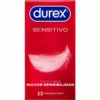 Durex – Préservatifs sensitive 12 unités – Préservatifs