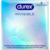 Durex – Préservatifs ultra fins invisibles 3 unités – Préservatifs