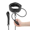 Fetish Submissive – Collier d'étranglement gonflable avec chaîne – BDSM & fétichisme