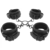 Fetish Submissive – Ensemble de menottes pour mains et chevilles avec doublure en noprène – BDSM & fétichisme