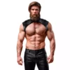 Fetish Submissive – Harnais de cou réglable en éco-cuir pour hommes brigade – Lingerie homme