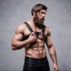 Fetish Submissive – Harnais de poitrine réglable en cuir écologique pour hommes bulldog – vue 3 Fetish Submissive – Harnais de poitrine réglable en cuir écologique pour hommes bulldog – vue 3 – Lingerie homme