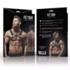Fetish Submissive – Harnais de poitrine réglable en cuir écologique pour hommes bulldog – vue 6 Fetish Submissive – Harnais de poitrine réglable en cuir écologique pour hommes bulldog – vue 6 – Lingerie homme