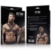 Fetish Submissive – Harnais de poitrine réglable en éco-cuir pour hommes avec croix bulldog – vue 5 – Lingerie homme