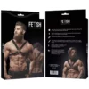 Fetish Submissive – Harnais en cuir écologique pour hommes avec poitrine croisée – vue 6 – Lingerie homme