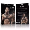 Fetish Submissive – Harnais en cuir écologique pour hommes poitrine croisée avec rivets – vue 6 – Lingerie homme
