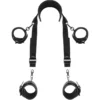 Fetish Submissive – Position maître avec 4 menottes doublées de noprène – BDSM & fétichisme