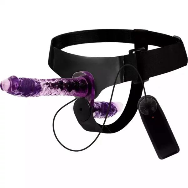 Harness Attraction – Rodney vibrateur double penetraci n 18 cm -o- 3.5 cm – vue 3 Harness Attraction – Rodney vibrateur double penetraci n 18 cm -o- 3.5 cm – vue 3 – Sextoys