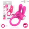 Intense – Anneau pénis vibrant hopps avec stimulation clitoriale rose – Sextoys