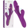 Intense – Ateneo vibrateur multifonction rechargeable 7 vibrations avec langue oscillante et aspiration violette – Stimulateurs clitoridiens
