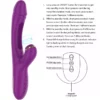 Intense – Ateneo vibrateur multifonction rechargeable 7 vibrations avec langue oscillante et aspiration violette – vue 5 – Stimulateurs clitoridiens