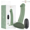 Intense – Becca vibrateur avec ventouse 10 vibrations télécommande verte – Vibromasseurs
