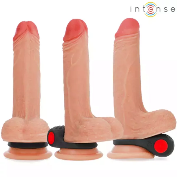 Intense – Clover vibrateur anneau pénis 10 vibrations noir – vue 2 Intense – Clover vibrateur anneau pénis 10 vibrations noir – vue 2 – Sextoys
