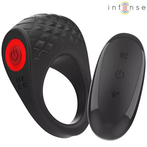 Intense – Clover vibrateur anneau pénis 10 vibrations noir Intense – Clover vibrateur anneau pénis 10 vibrations noir – Sextoys