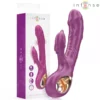 Intense – Halle vibrateur multifonction avec langue stimulante dauphin violet – Vibromasseurs high-tech