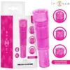 Intense – Mini masseur kurt avec 4 têtes interchangeables rose – Stimulateurs clitoridiens