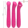 Intense – Paty 19 cm flexible 10 vibrations modèle 2 rose – Vibromasseurs