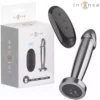 Intense – Plug anal 10 vibrations gode métallique avec télécommande – Sextoys