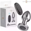 Intense – Plug anal 10 vibrations métal avec télécommande – Sextoys
