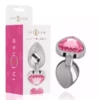 Intense – Plug anal en métal aluminium coeur rose – Sextoys
