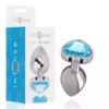 Intense – Plug anal métal aluminium coeur bleu – Sextoys