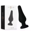 Intense – Plug anal pipo m silicone noir 11 cm – Sextoys