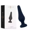 Intense – Plug anal pipo s silicone noir 9,8 cm – Sextoys