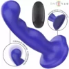 Intense – Shorty vibrateur avec ventouse télécommande bleue – Vibromasseurs