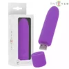 Intense – Symone bullet vibrant rechargeable USB 8 vibrations violet 10 x 2,2 cm – Sextoys