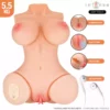 Intense – Vero torso vagina avec effets de succion, de chaleur, de vibration et de voix l 5,5 kg – Sextoys