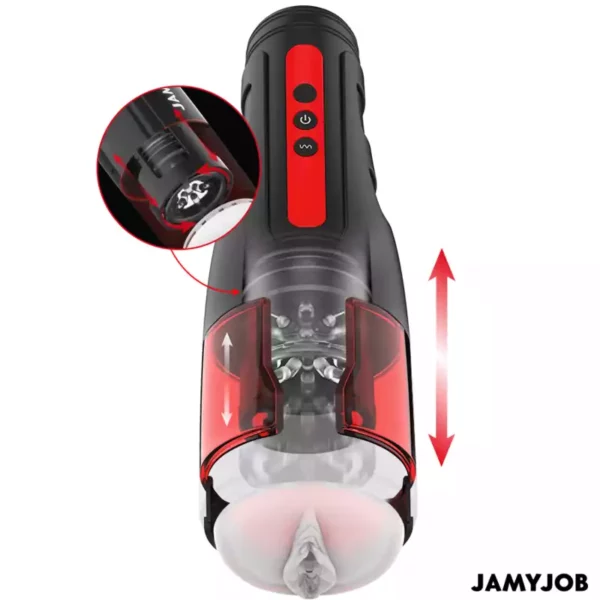 Jamyjob – Masturbateur vagin automatique cyclone 10 modes de rotation et de poussée – vue 2 – Sextoys