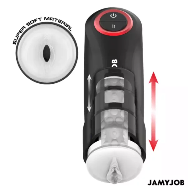 Jamyjob – Masturbateur vagin automatique par gravité 5 modes d'aspiration – vue 2 – Sextoys