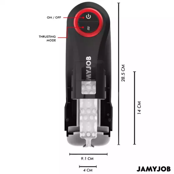 Jamyjob – Masturbateur vagin automatique par gravité 5 modes d'aspiration – vue 3 – Sextoys