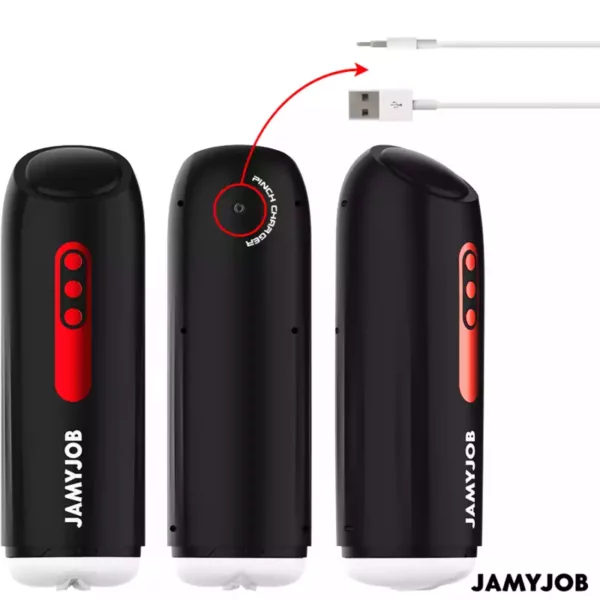 Jamyjob – Masturbateur vagin automatique phantom 5 modes d'aspiration et de pousse – vue 6 – Sextoys