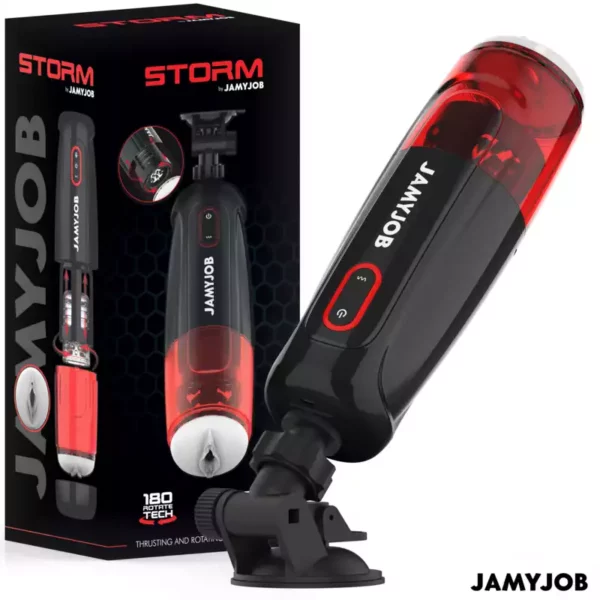 Jamyjob – Storm masturbateur vaginal automatique avec 10 modes, rotation et pousse – Sextoys