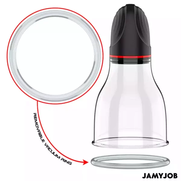 Jamyjob – Xpand lite pompe à testicules automatique 3 niveaux d'aspiration gris – vue 6 – Sextoys