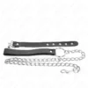 Kink – Anneau pénis en cuir avec sangle 21,5 x 2 cm et chaîne en métal 60 cm – vue 4 Kink – Anneau pénis en cuir avec sangle 21,5 x 2 cm et chaîne en métal 60 cm – vue 4 – BDSM & fétichisme