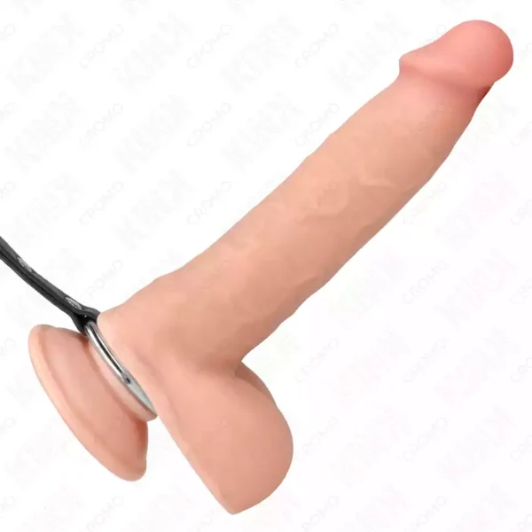 Kink – Anneau pénis en métal avec chaîne et pinces à mamelon réglables – vue 2 Kink – Anneau pénis en métal avec chaîne et pinces à mamelon réglables – vue 2 – BDSM & fétichisme