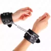 Kink – Appui-poignets double boucle noir ajustable 19-26 cm – BDSM & fétichisme