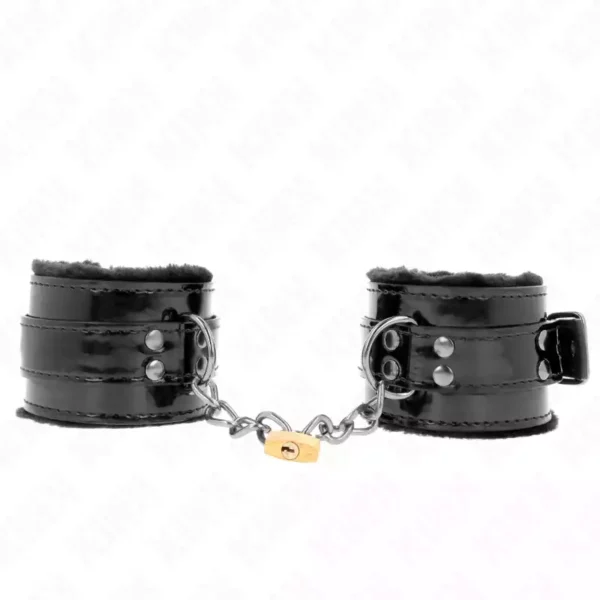 Kink – Appui-poignets légers avec verrou en cuivre réglable 17-29 cm x 5,5 cm – vue 2 – BDSM & fétichisme