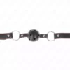 Kink – Bag-balle creux dur noir modèle 2 65 x 2,5 cm – vue 4 Kink – Bag-balle creux dur noir modèle 2 65 x 2,5 cm – vue 4 – BDSM & fétichisme