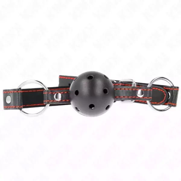Kink – Bag-balle creux dur noir modèle 2 65 x 2,5 cm Kink – Bag-balle creux dur noir modèle 2 65 x 2,5 cm – BDSM & fétichisme