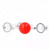 Kink – Balle pvc transparente rouge 4 cm bag ajustable – BDSM & fétichisme