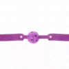 Kink – Balle respirant violet 4,5 cmgag 65 x 2,5 cm – vue 3 – BDSM & fétichisme